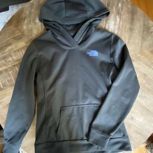 Gray Women’s North Face hoodie sweatshirt - large - like new